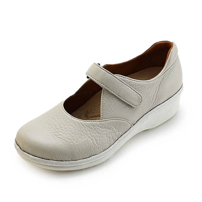 25SS新色】No.18891 鹿革ストラップシューズ（ブラック、グレージュ