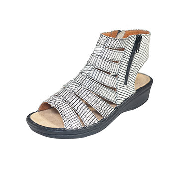 【SALE】No.10796 ハイカットグラディエーターサンダル（ブラック、ブロンズ、ガンメタリック、リザード）