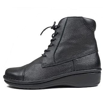 【25AW新作】【鹿革】No.68510 鹿革ソフトタッチレースアップブーツ（ブラック）