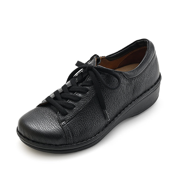 HPS エイチピーエス　黒レザー　ブーツ　23cm D.HYGEN - Horse Leather Lace Up Combat Boots