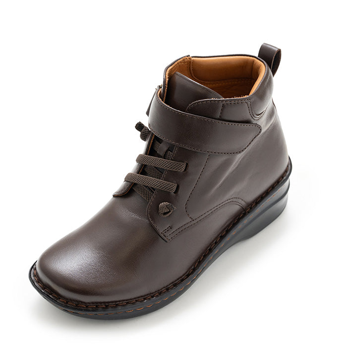 【25AW新作】No.30733 アンクルストラップブーツ（ブラック、ダークブラウン、オフホワイト）