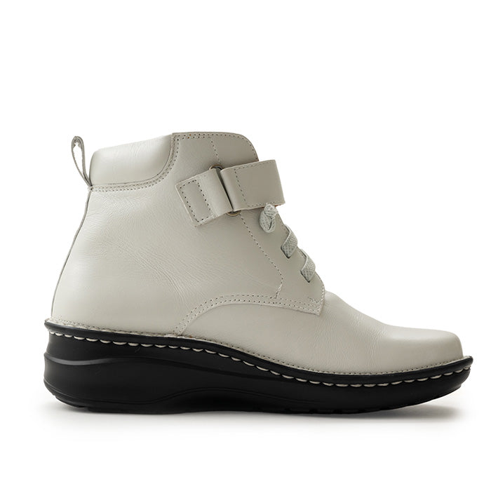 【25AW新作】No.30733 アンクルストラップブーツ（ブラック、ダークブラウン、オフホワイト）