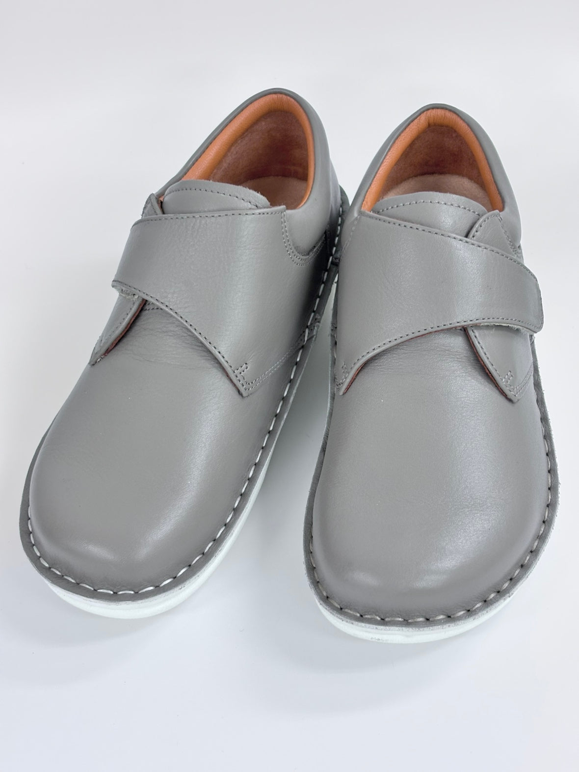 【ちょっと訳アリ*54】【22.5】No.60812 定番ストラップシューズ（トープグレー）