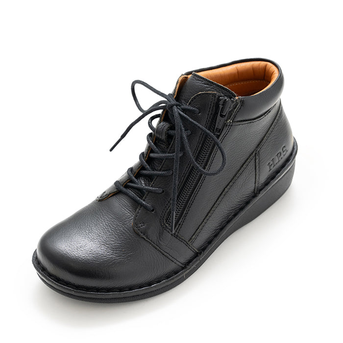 【25AW新作】No.60352 ハイカットスポーティシューズ（ブラック、ワイン、ココア）