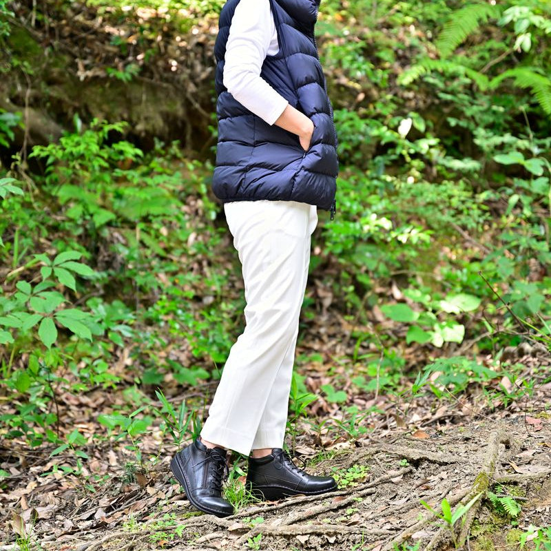 【25AW新作】No.60352 ハイカットスポーティシューズ（ブラック、ワイン、ココア）