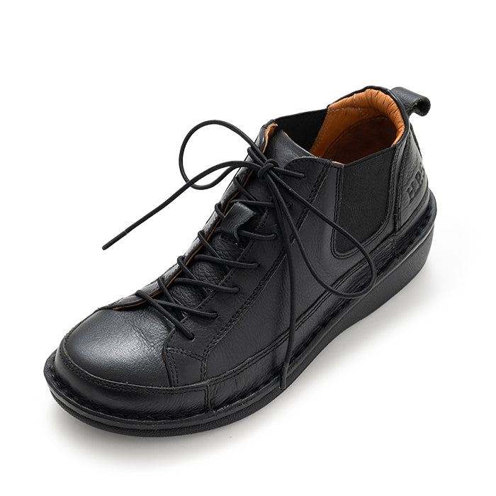 【25AW新作】No.60355 ハイカットサイドゴアシューズ（ブラック、サンド、オフホワイト)