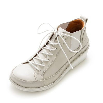 【25AW新作】No.60355 ハイカットサイドゴアシューズ（ブラック、サンド、オフホワイト)