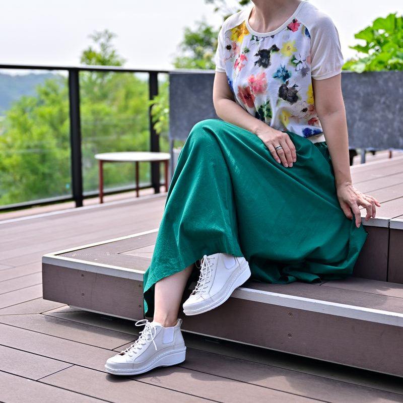 【25AW新作】No.60355 ハイカットサイドゴアシューズ（ブラック、サンド、オフホワイト)