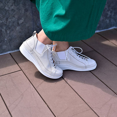 【25AW新作】No.60355 ハイカットサイドゴアシューズ（ブラック、サンド、オフホワイト)