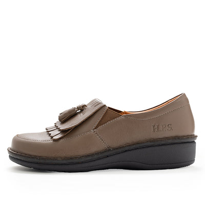 【25SS新色】No.60743キルトタッセルスリッポンシューズ（ブラック、オフホワイト、トープグレー、【25AW新色】ココア）