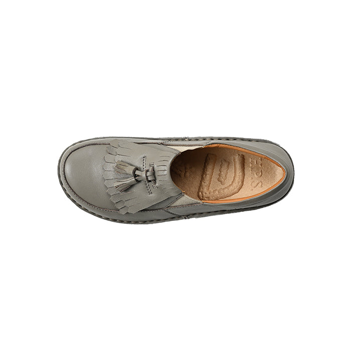 H.P.S　キルトタッセルスリッポンシューズ サイズ23.5cm 25SS新色】No.60743キルトタッセルスリッポンシューズ（ブラック、オフ