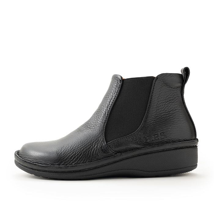 【25AW新作】No.68715 鹿革ソフトタッチサイドゴアブーツ（ブラック、ベージュ）