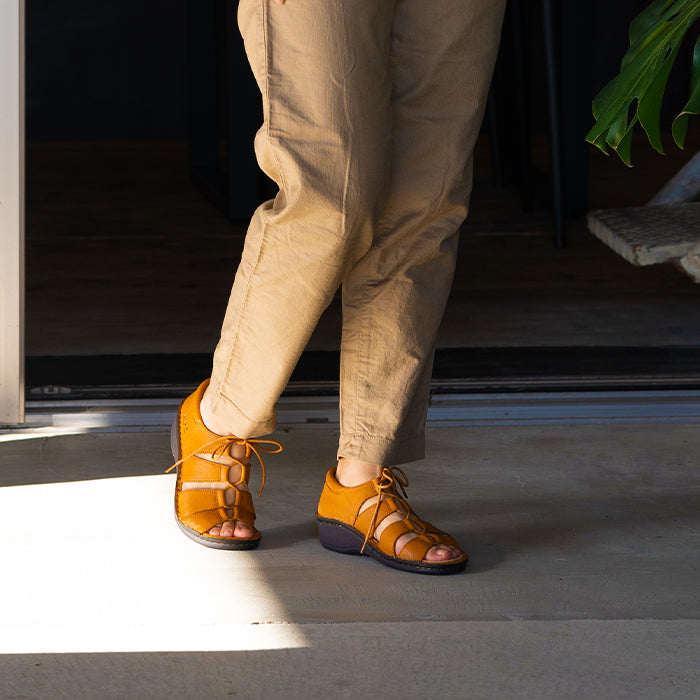 25SS新作】【SALE】No.60429 レースアップサンダル（ブラック