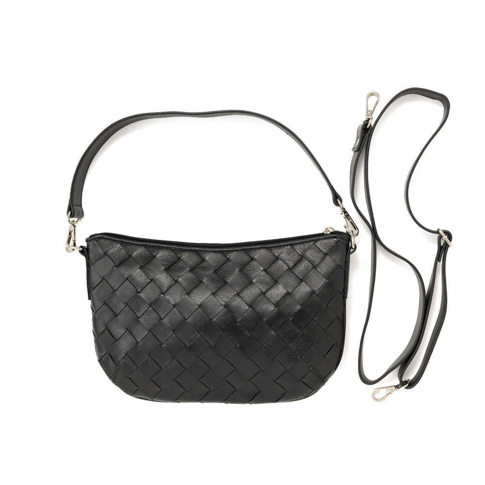 BM-0004　2wayショルダーバッグ／メッシュ（ブラック、ガンメタリック）