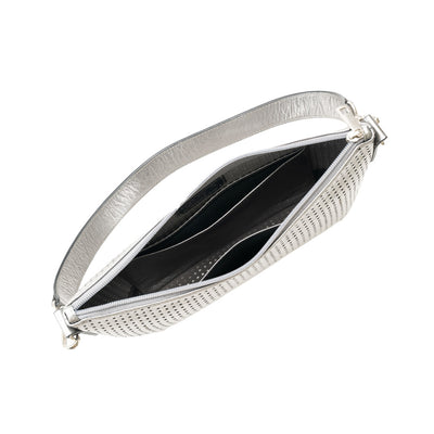 BP-0004　2wayショルダーバッグ／パンチング（ブラック、ガンメタリック）